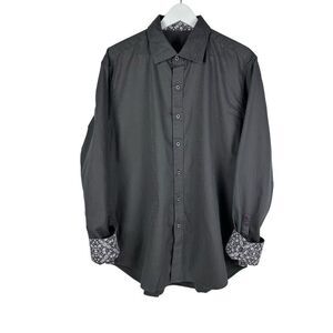 Robert Graham Classic Fit XL Dress Shirt Gray
